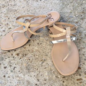 DVF Nude Sandals